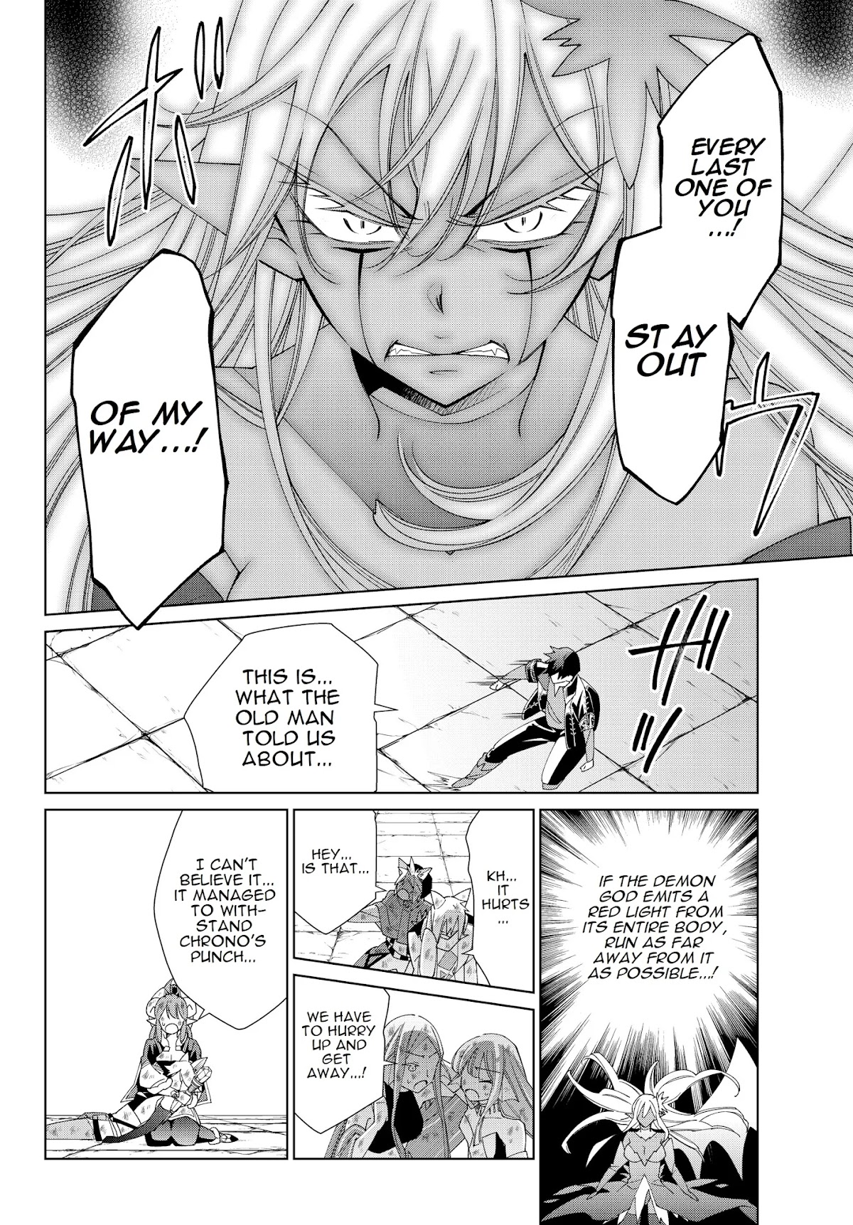 Jishou! Heibon Mazoku no Eiyuu Life: B-kyuu Mazoku nano ni Cheat Dungeon wo Tsukutteshimatta Kekka Chapter 22 page 13 - Chapter 22: Chrono fights demon gods (4)