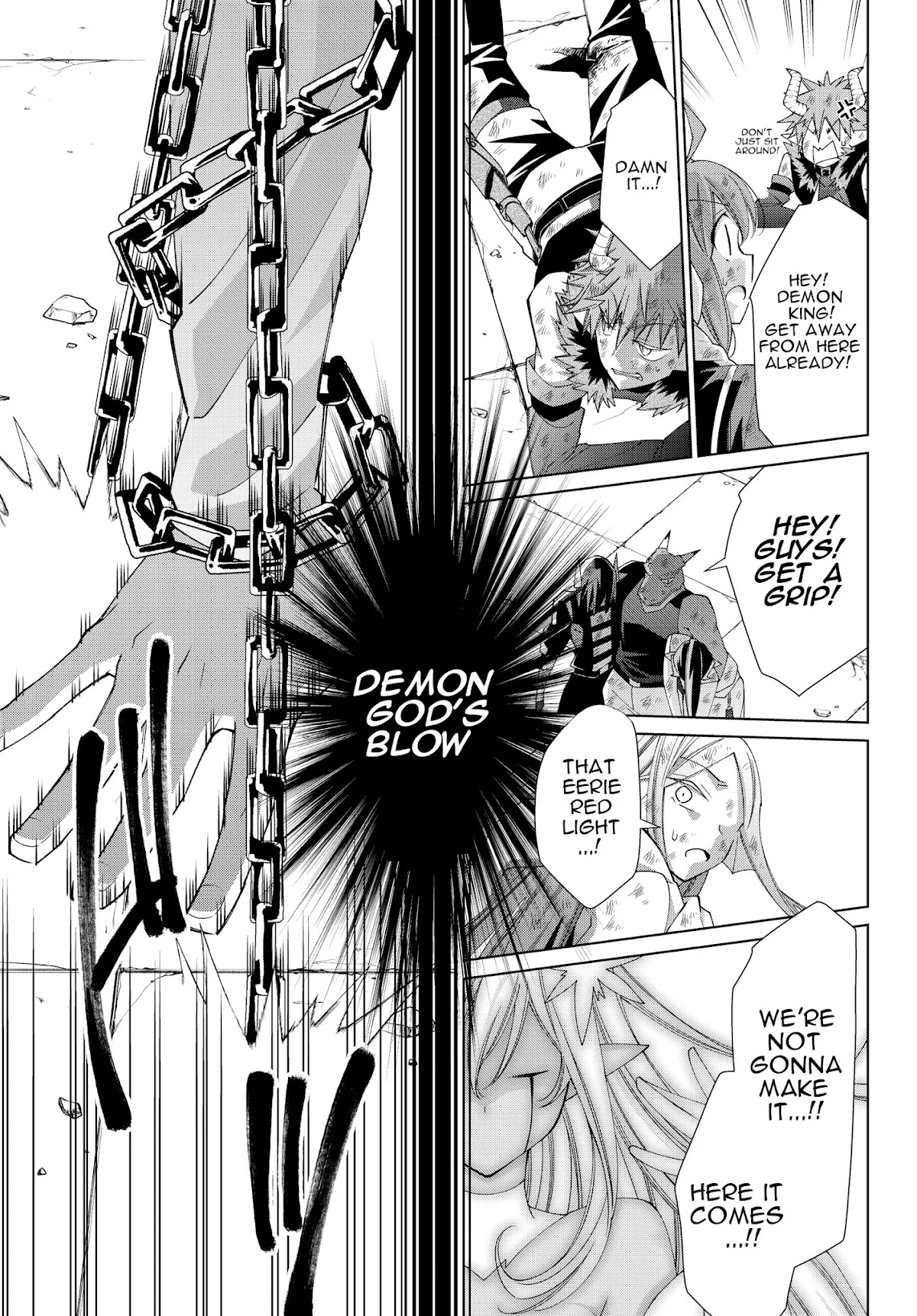 Jishou! Heibon Mazoku no Eiyuu Life: B-kyuu Mazoku nano ni Cheat Dungeon wo Tsukutteshimatta Kekka Chapter 22 page 14 - Chapter 22: Chrono fights demon gods (4)