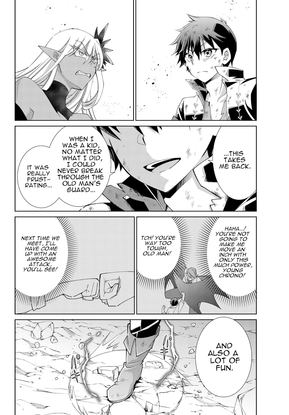 Jishou! Heibon Mazoku no Eiyuu Life: B-kyuu Mazoku nano ni Cheat Dungeon wo Tsukutteshimatta Kekka Chapter 23 page 12 - Chapter 23: Chrono fights demon gods (5)