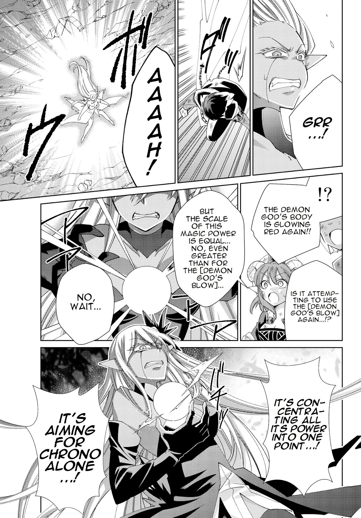 Jishou! Heibon Mazoku no Eiyuu Life: B-kyuu Mazoku nano ni Cheat Dungeon wo Tsukutteshimatta Kekka Chapter 23 page 15 - Chapter 23: Chrono fights demon gods (5)