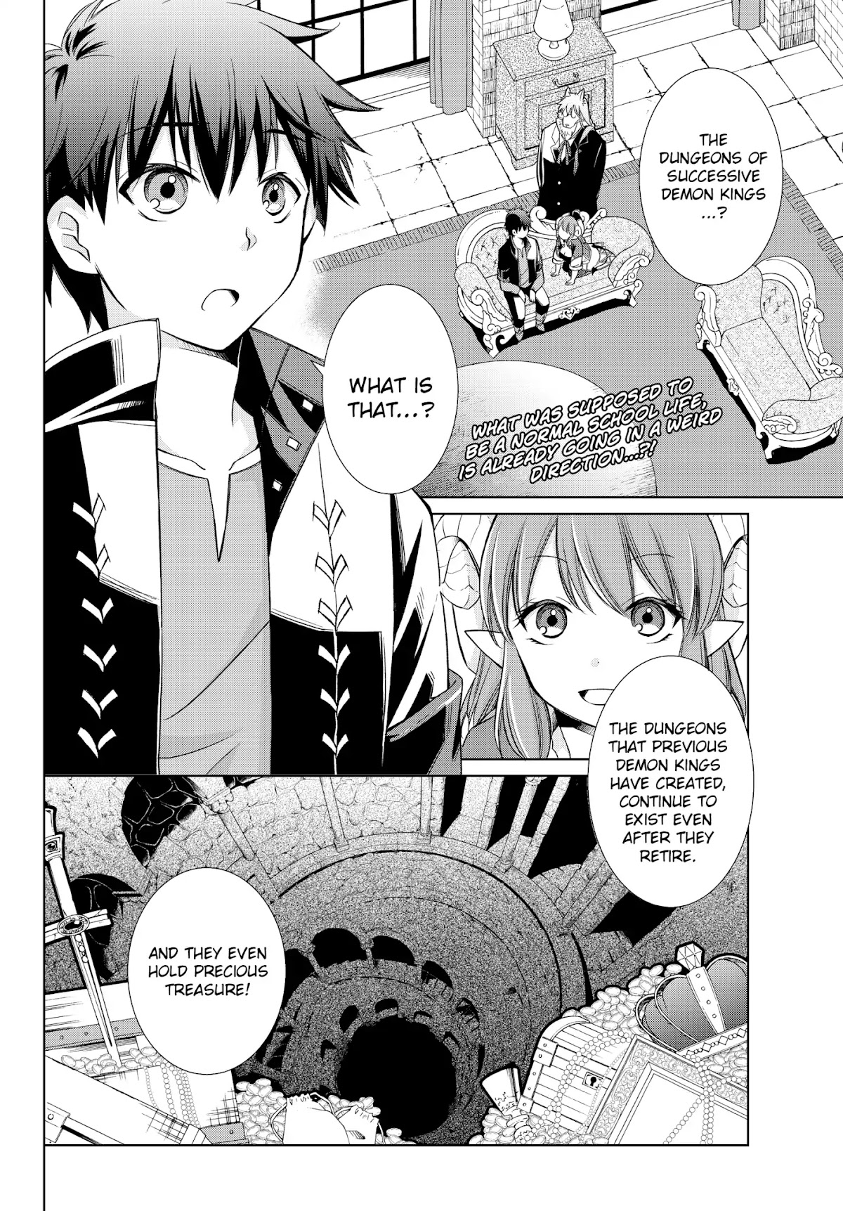Jishou! Heibon Mazoku no Eiyuu Life: B-kyuu Mazoku nano ni Cheat Dungeon wo Tsukutteshimatta Kekka Chapter 3 page 3 - Chapter 3: Chrono Joins The Exploration Team