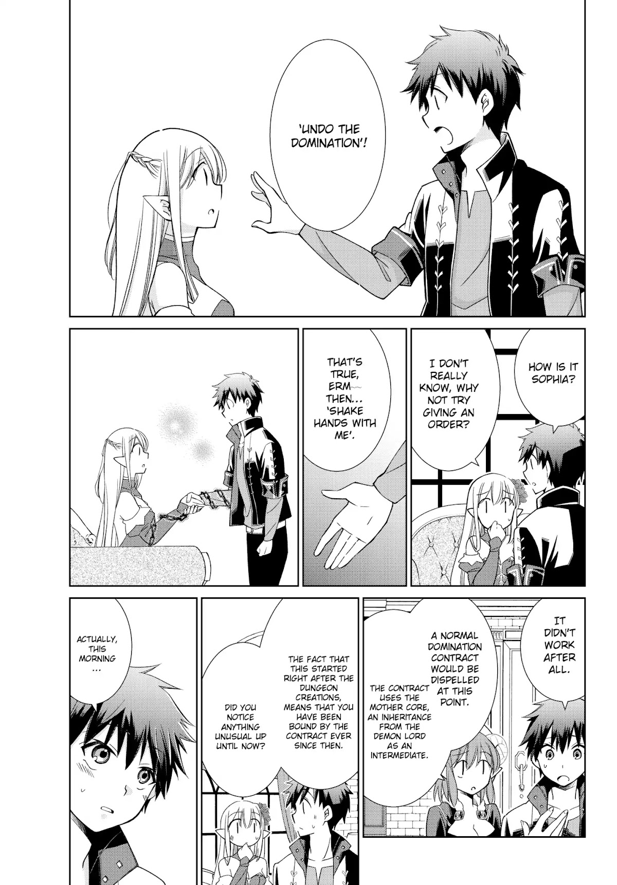 Jishou! Heibon Mazoku no Eiyuu Life: B-kyuu Mazoku nano ni Cheat Dungeon wo Tsukutteshimatta Kekka Chapter 6 page 8 - Chapter 6: Chrono, Binds Sophia