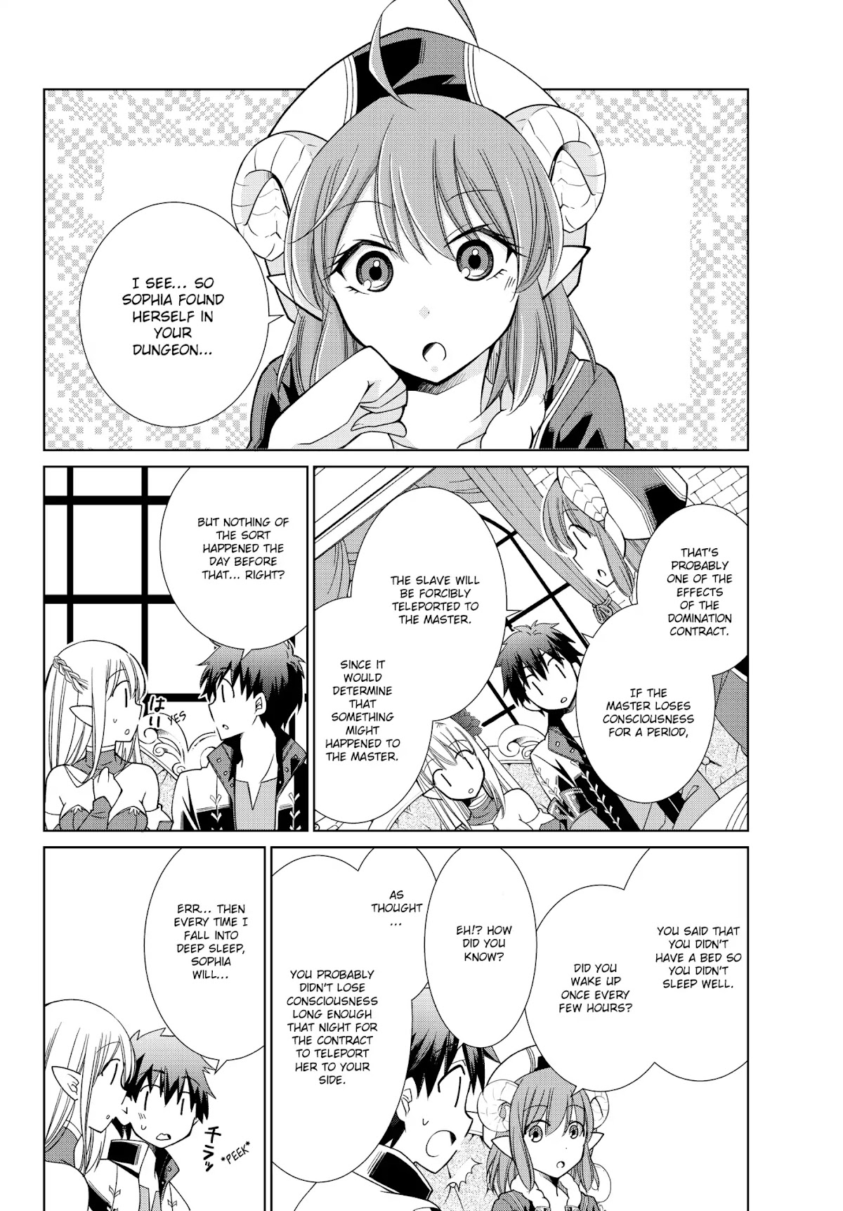 Jishou! Heibon Mazoku no Eiyuu Life: B-kyuu Mazoku nano ni Cheat Dungeon wo Tsukutteshimatta Kekka Chapter 6 page 9 - Chapter 6: Chrono, Binds Sophia