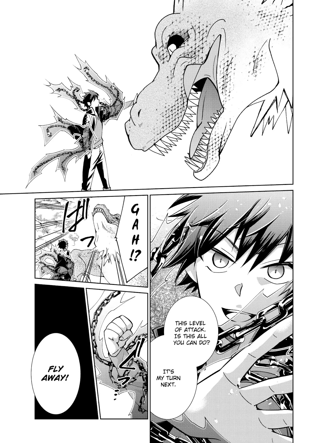 Jishou! Heibon Mazoku no Eiyuu Life: B-kyuu Mazoku nano ni Cheat Dungeon wo Tsukutteshimatta Kekka Chapter 9 page 14 - Chapter 9: Chrono Fights A Dragon