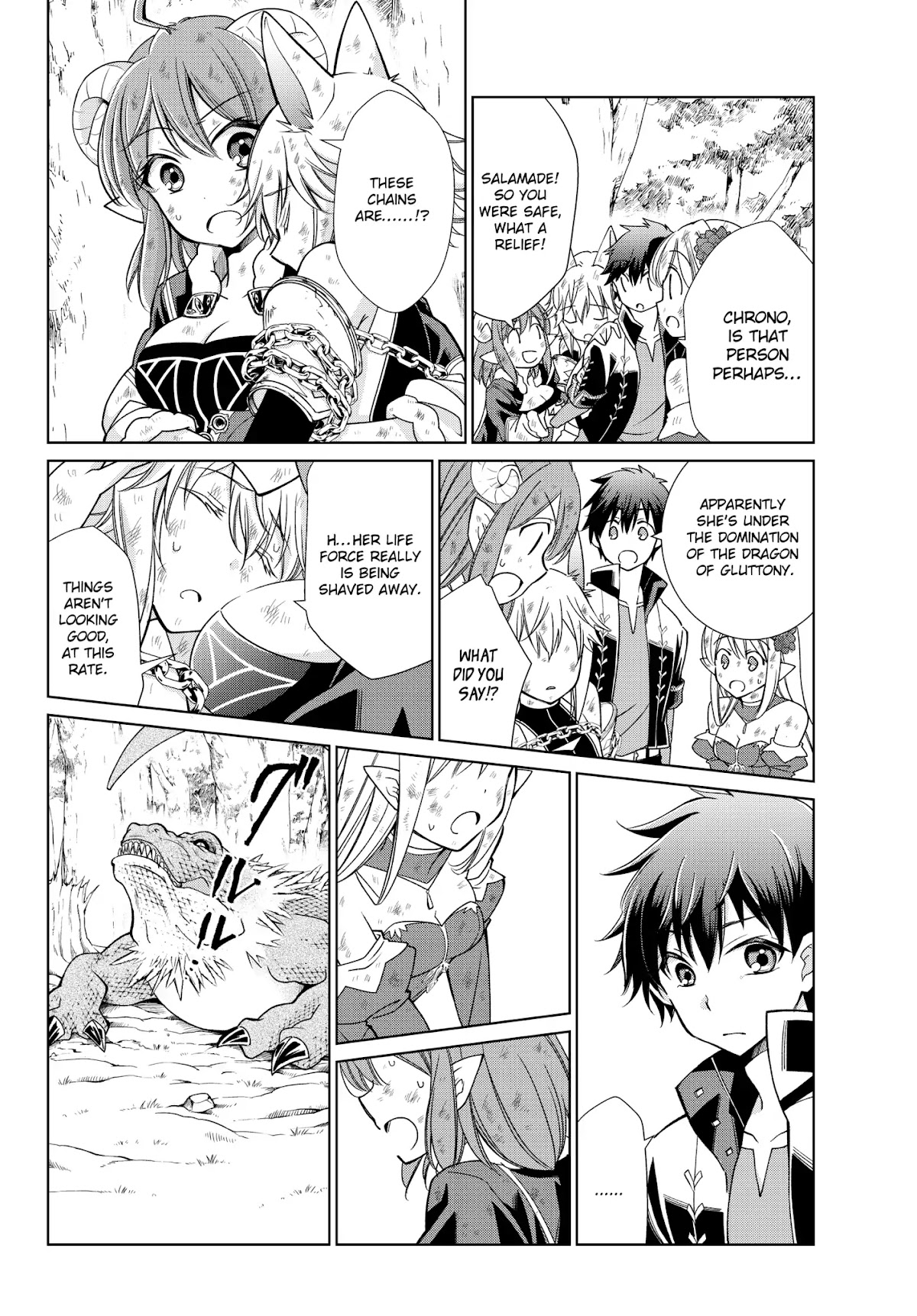 Jishou! Heibon Mazoku no Eiyuu Life: B-kyuu Mazoku nano ni Cheat Dungeon wo Tsukutteshimatta Kekka Chapter 9 page 9 - Chapter 9: Chrono Fights A Dragon