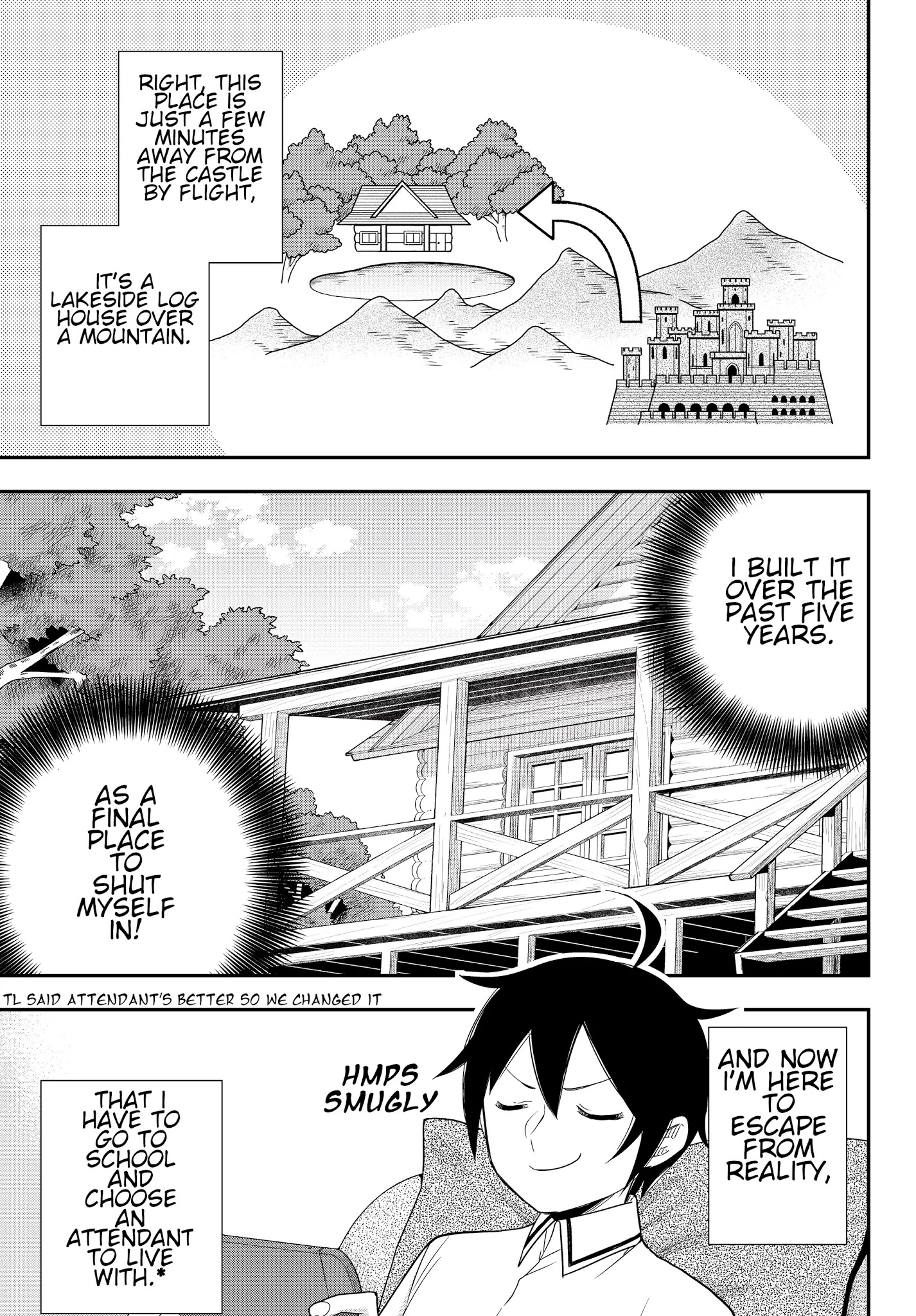 Jitsu wa Ore, Saikyou Deshita? Chapter 17.1 page 3 - Chapter 17.1: By The Lake