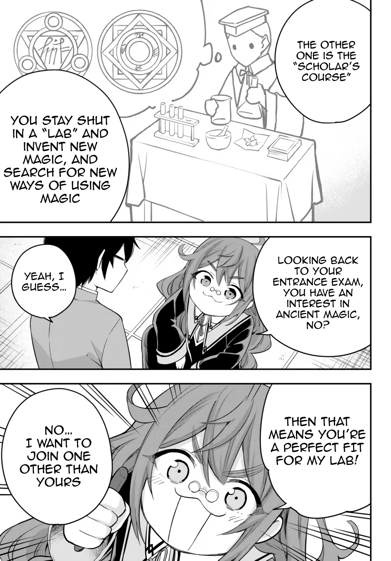 Jitsu wa Ore, Saikyou Deshita? Chapter 28 page 7 - Chapter 28: The Annoying Professor Keeps Following Me Around...