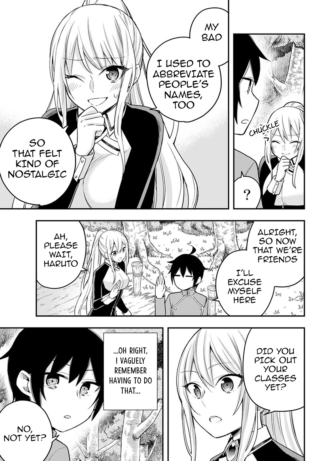 Jitsu wa Ore, Saikyou Deshita? Chapter 30 page 13 - Chapter 30: Lazy Trio