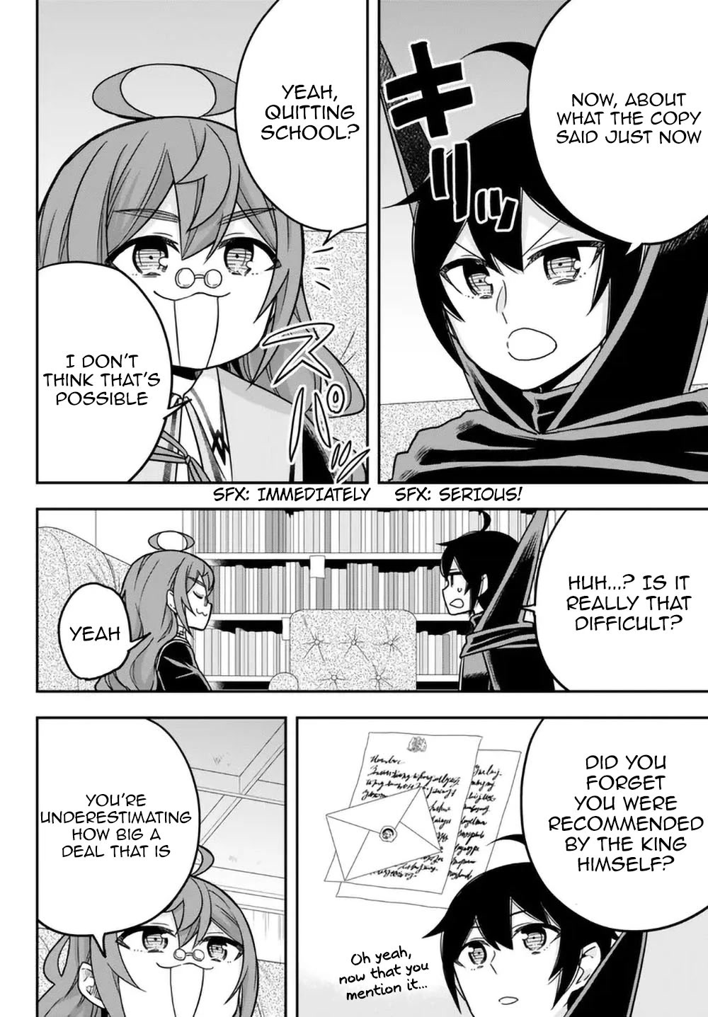 Jitsu wa Ore, Saikyou Deshita? Chapter 59 page 8 - Chapter 59: The Road to Quitting School