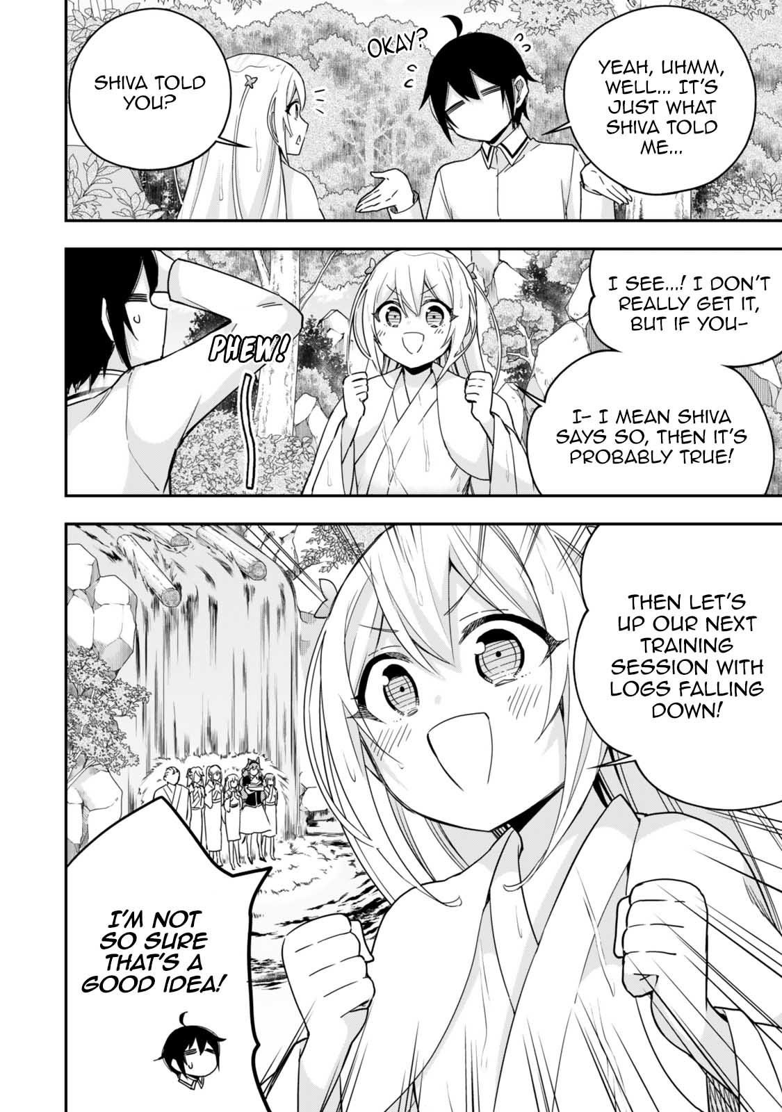 Jitsu wa Ore, Saikyou Deshita? Chapter 98 page 12 - Chapter 98: Waterfall Training