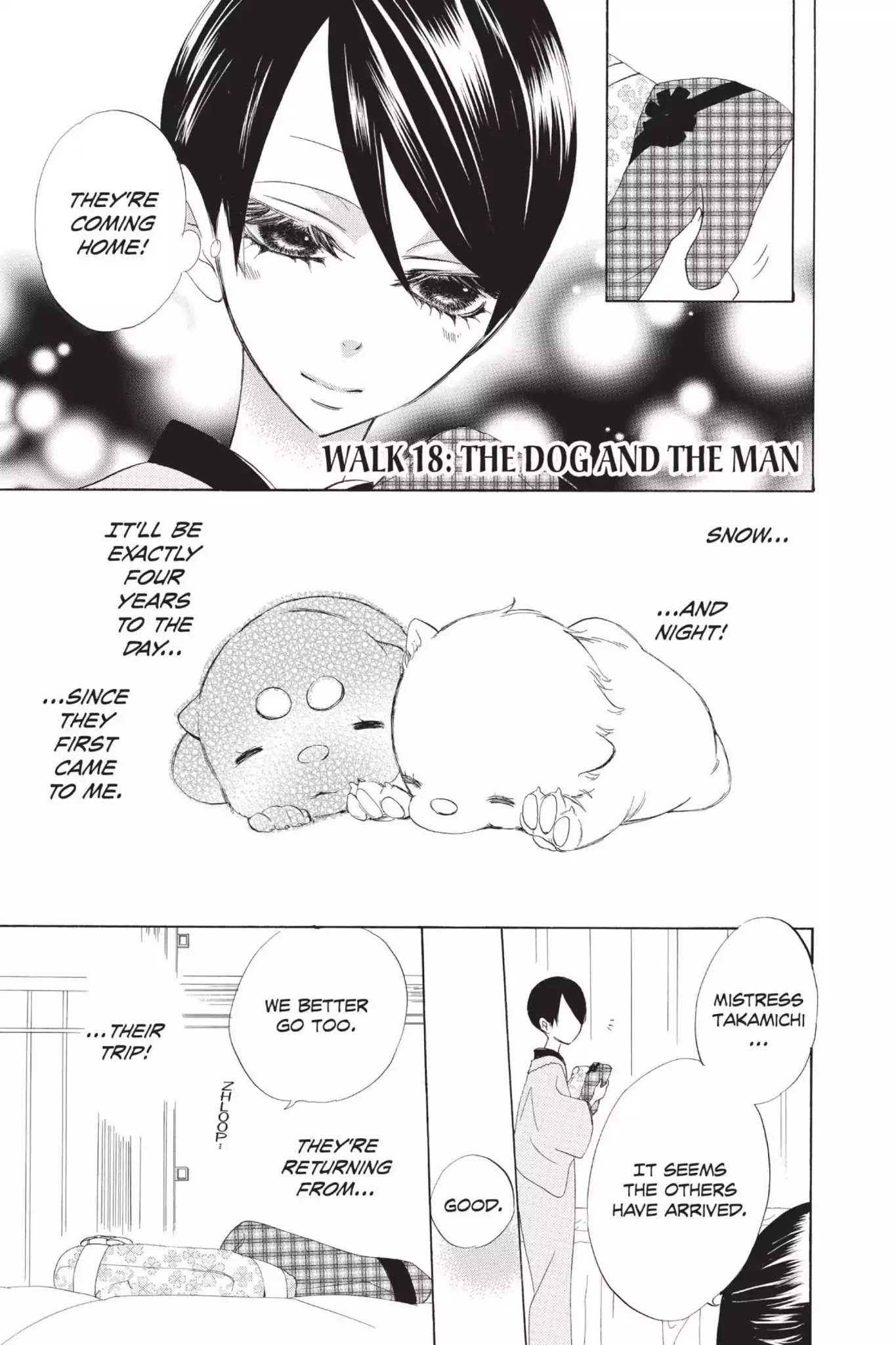 Jiujiu Chapter 18 page 1 - Chapter 18: Vol.4 Walk 18: The Dog and the Man