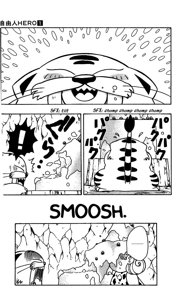 Jiyuujin Hero Chapter 3 page 3 - Chapter 3 : Search for Mii-chan!!