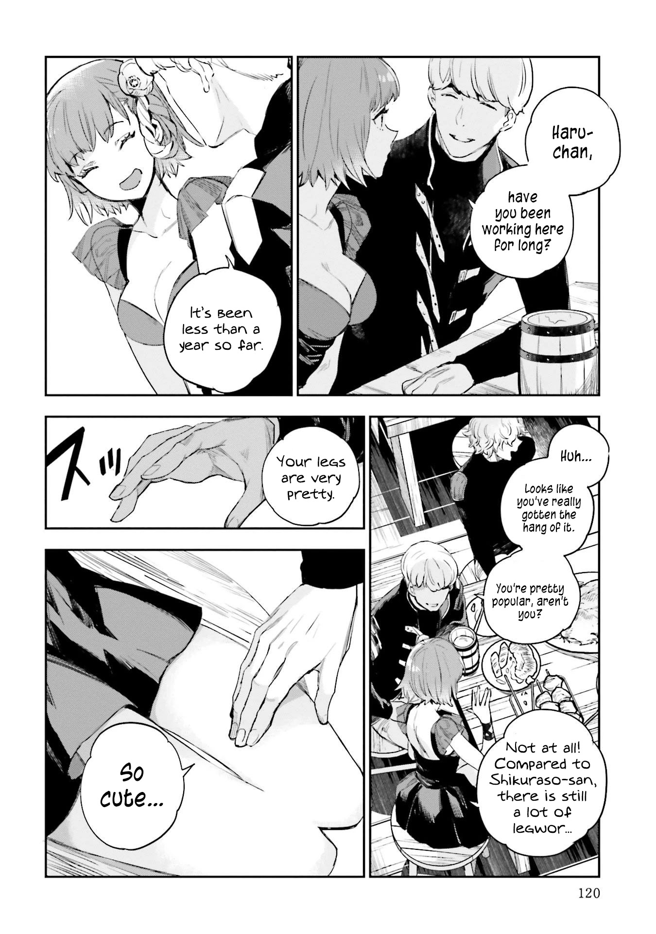 JK Haru is a Sex Worker in Another World Chapter 13 page 10 - Chapter 13: The Person With An Ominous Face, Part 2