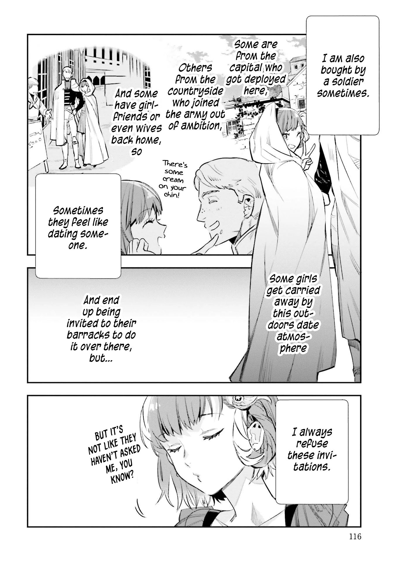 JK Haru is a Sex Worker in Another World Chapter 13 page 6 - Chapter 13: The Person With An Ominous Face, Part 2