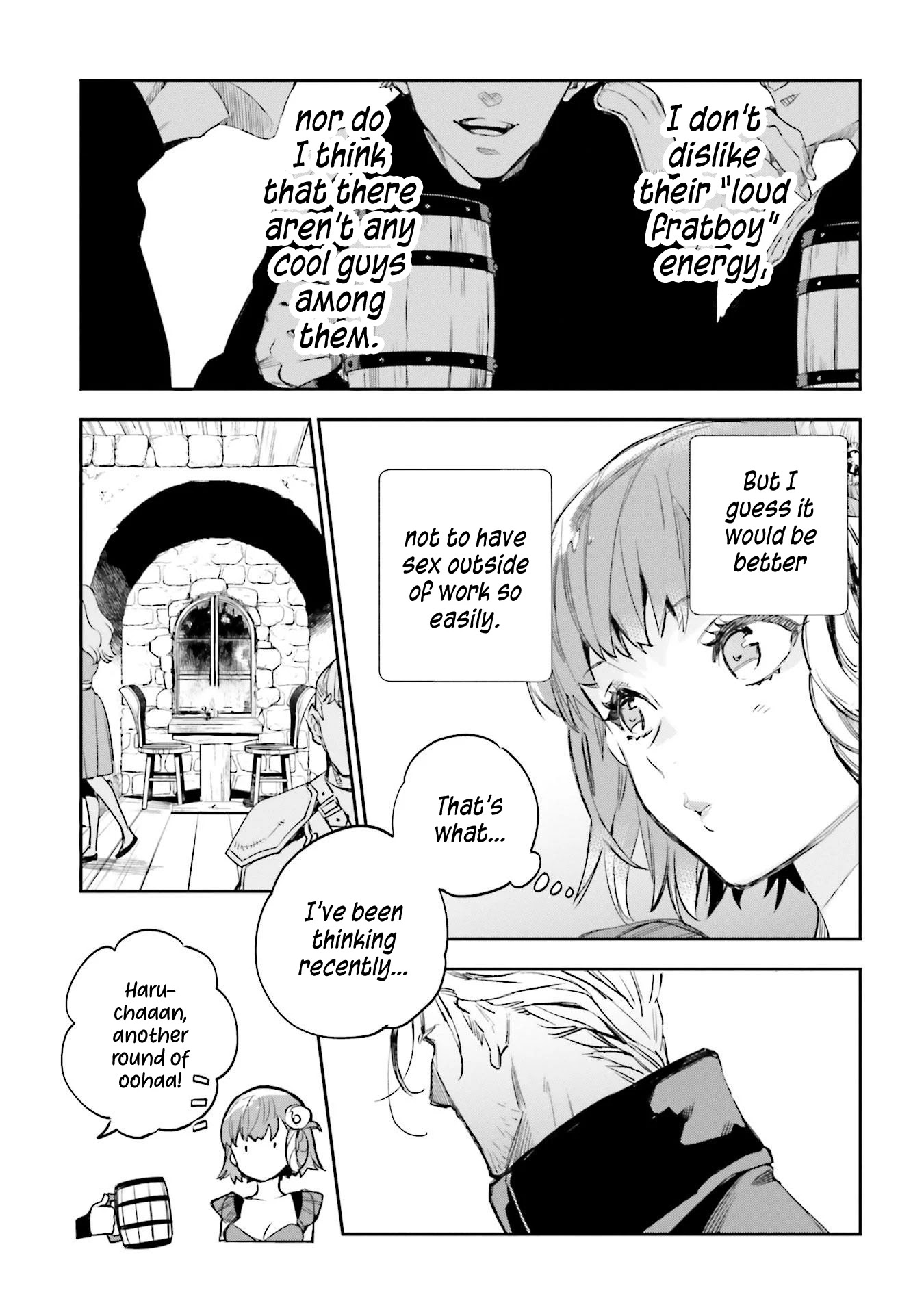 JK Haru is a Sex Worker in Another World Chapter 13 page 7 - Chapter 13: The Person With An Ominous Face, Part 2