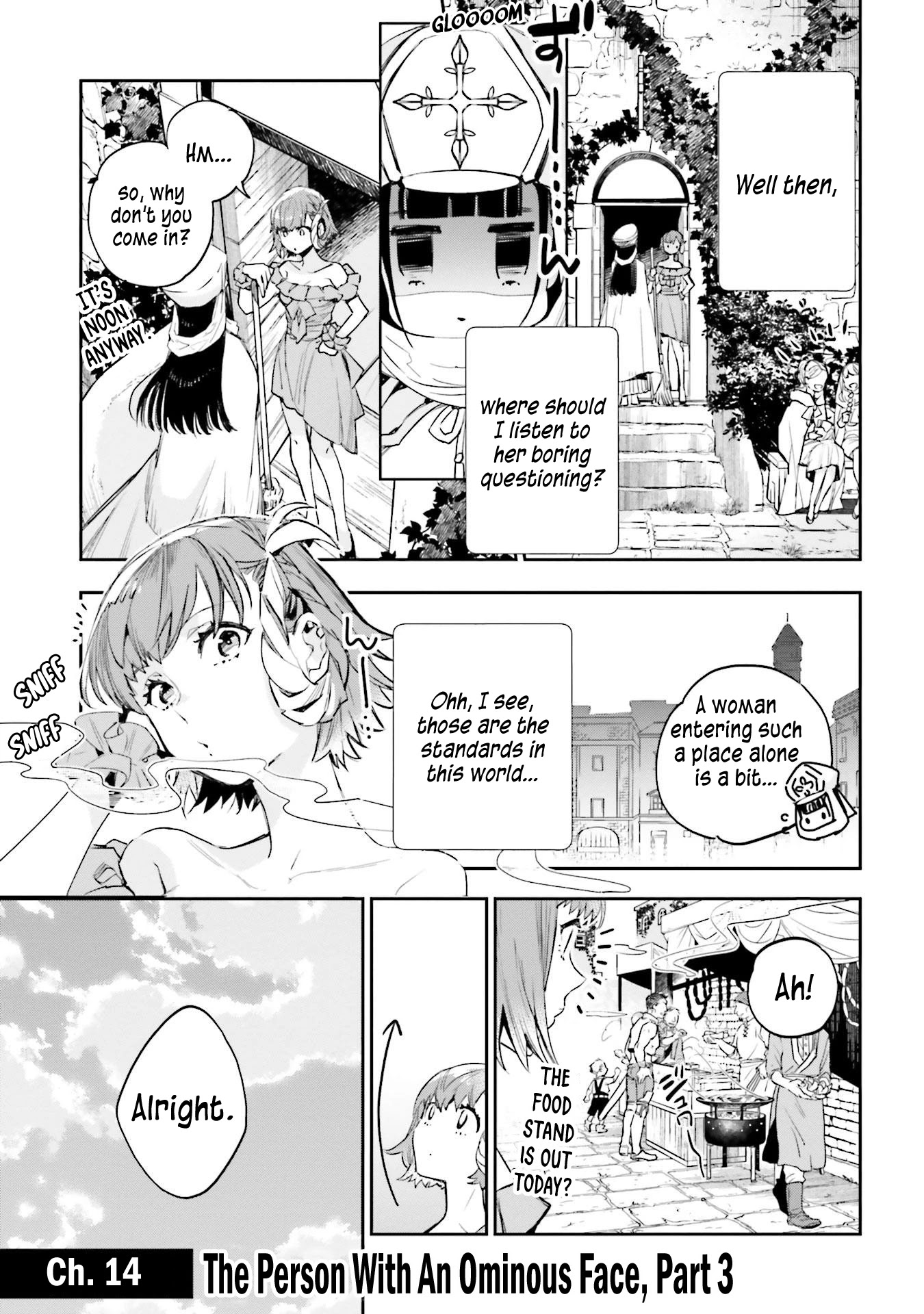 JK Haru is a Sex Worker in Another World Chapter 14 page 1 - Chapter 14: The Person With An Ominous Face, Part 3