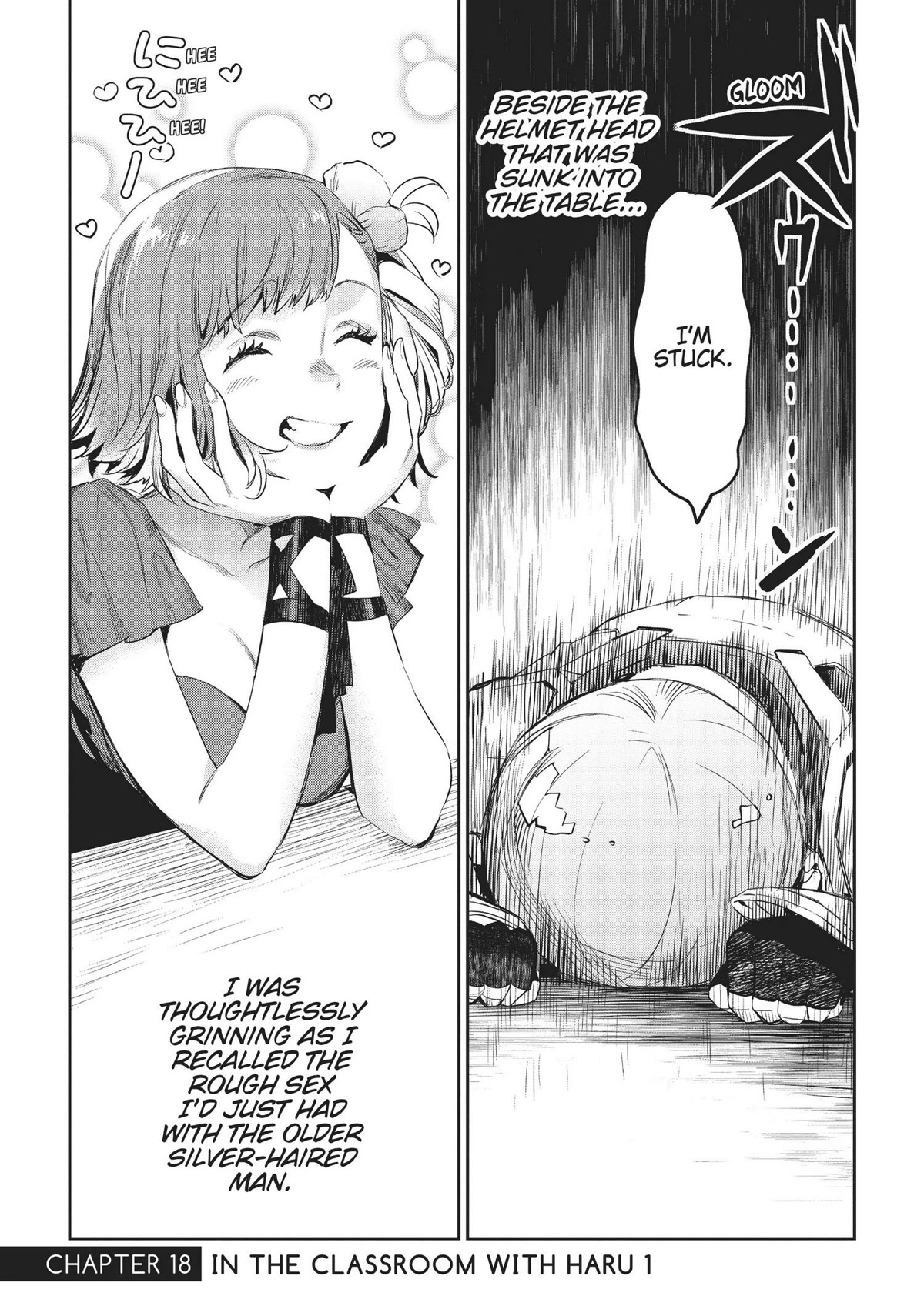 JK Haru is a Sex Worker in Another World Chapter 18 page 1 - Chapter 18: In the classroom with Haru (part 1)