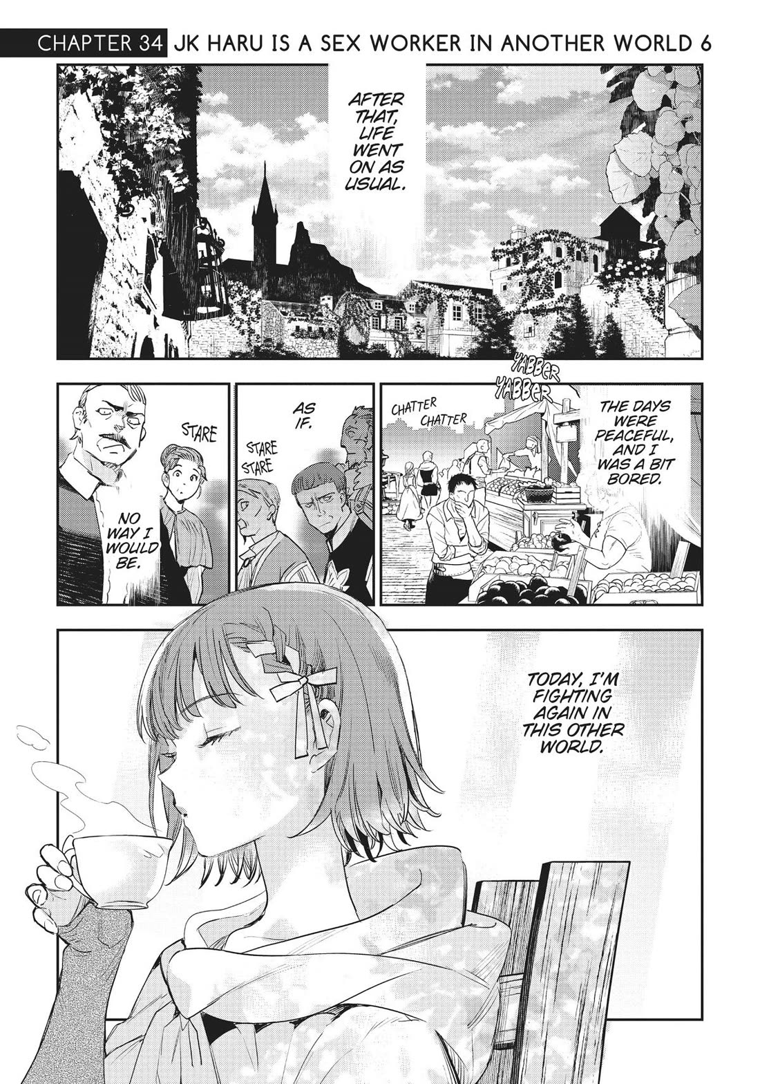 JK Haru is a Sex Worker in Another World Chapter 34 page 1 - Chapter 34