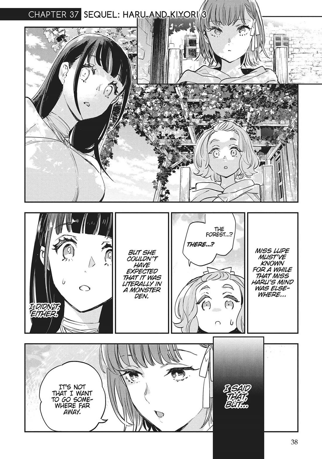 JK Haru is a Sex Worker in Another World Chapter 37 page 1 - Chapter 37