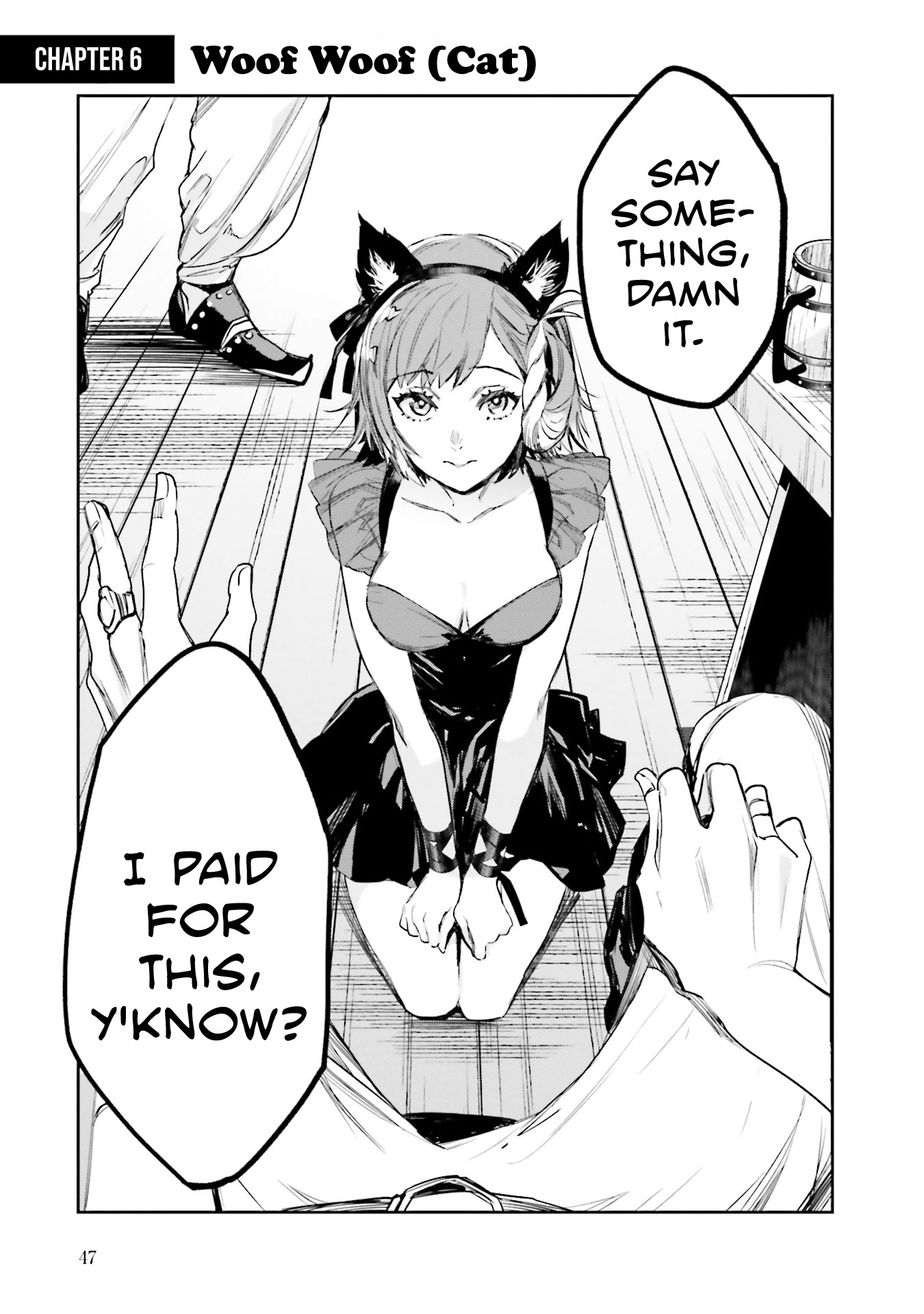 JK Haru is a Sex Worker in Another World Chapter 6 page 1 - Chapter 6: Woof Woof (Cat)