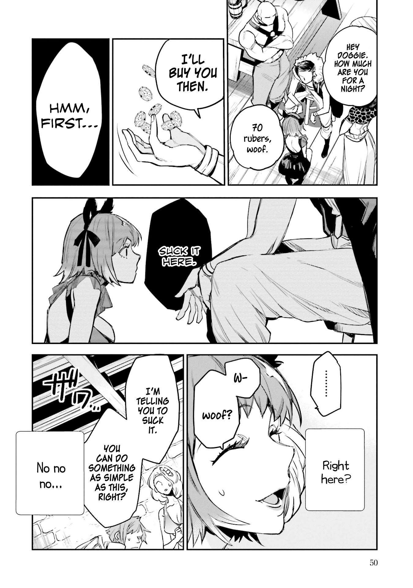 JK Haru is a Sex Worker in Another World Chapter 6 page 4 - Chapter 6: Woof Woof (Cat)