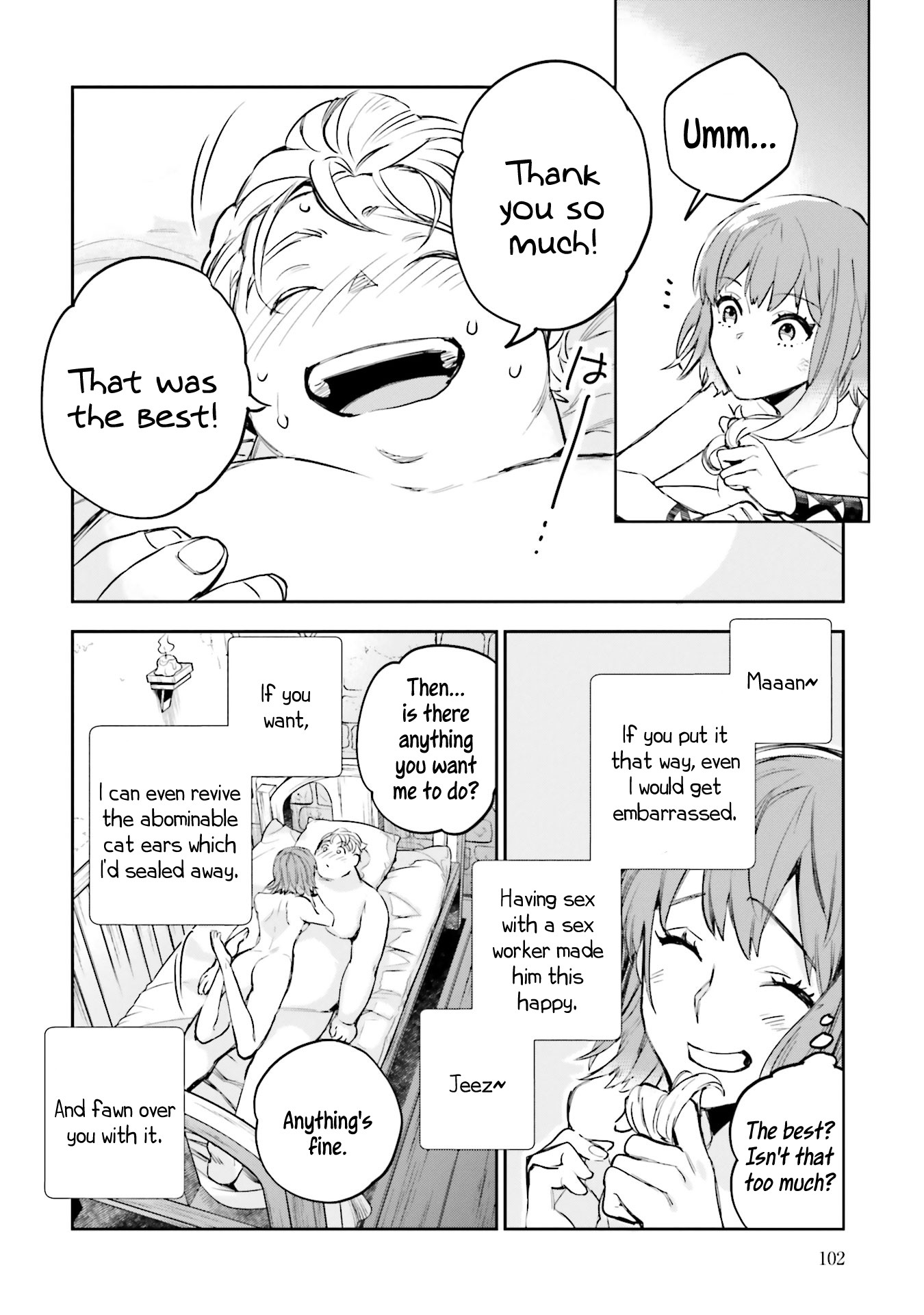JK Haru is a Sex Worker in Another World Chapter 6 page 56 - Chapter 6: Woof Woof (Cat)