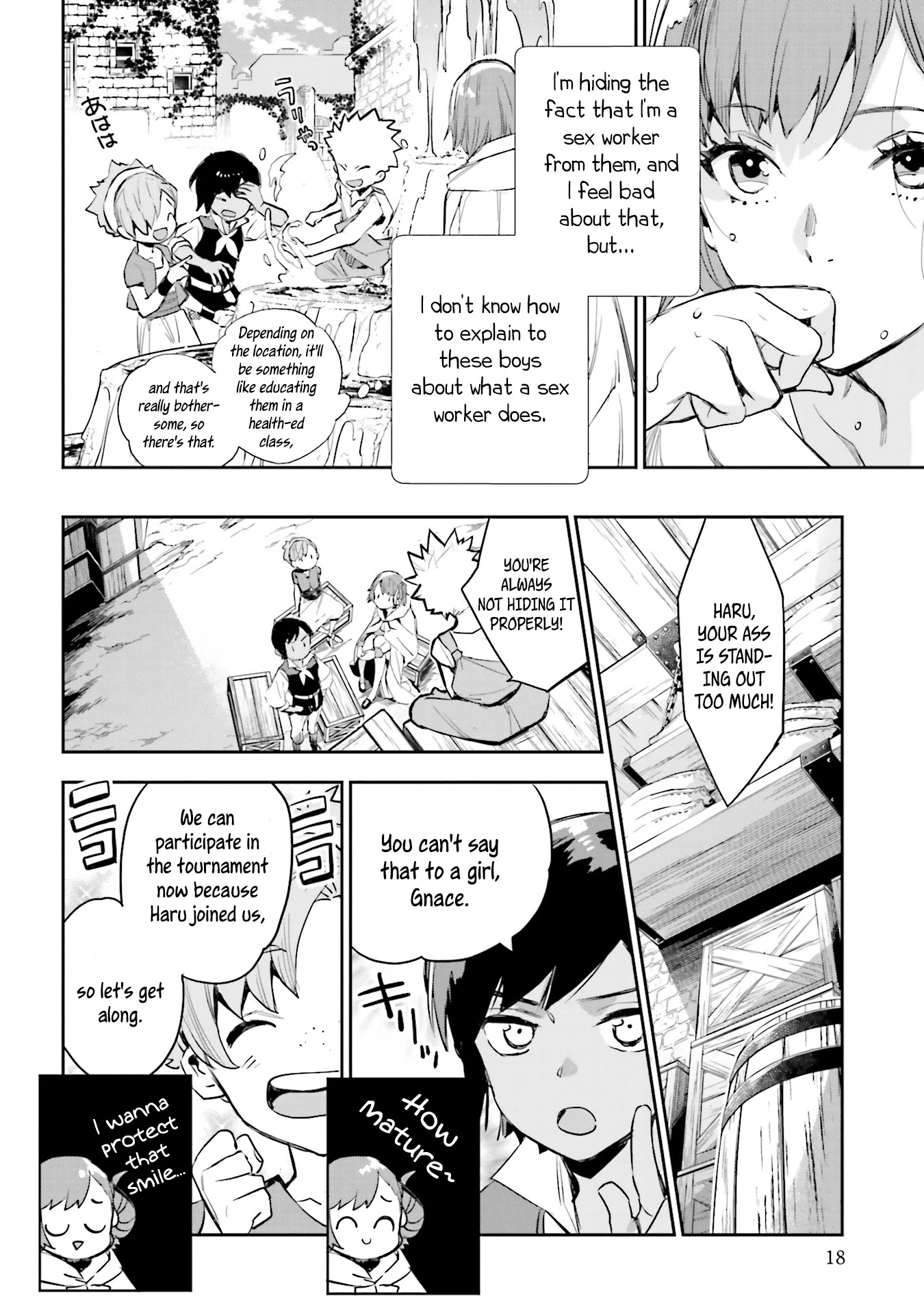JK Haru is a Sex Worker in Another World Chapter 9 page 17 - Chapter 9: Kicking the Can to the Beat ~While Listening to Donna Summer~ 3
