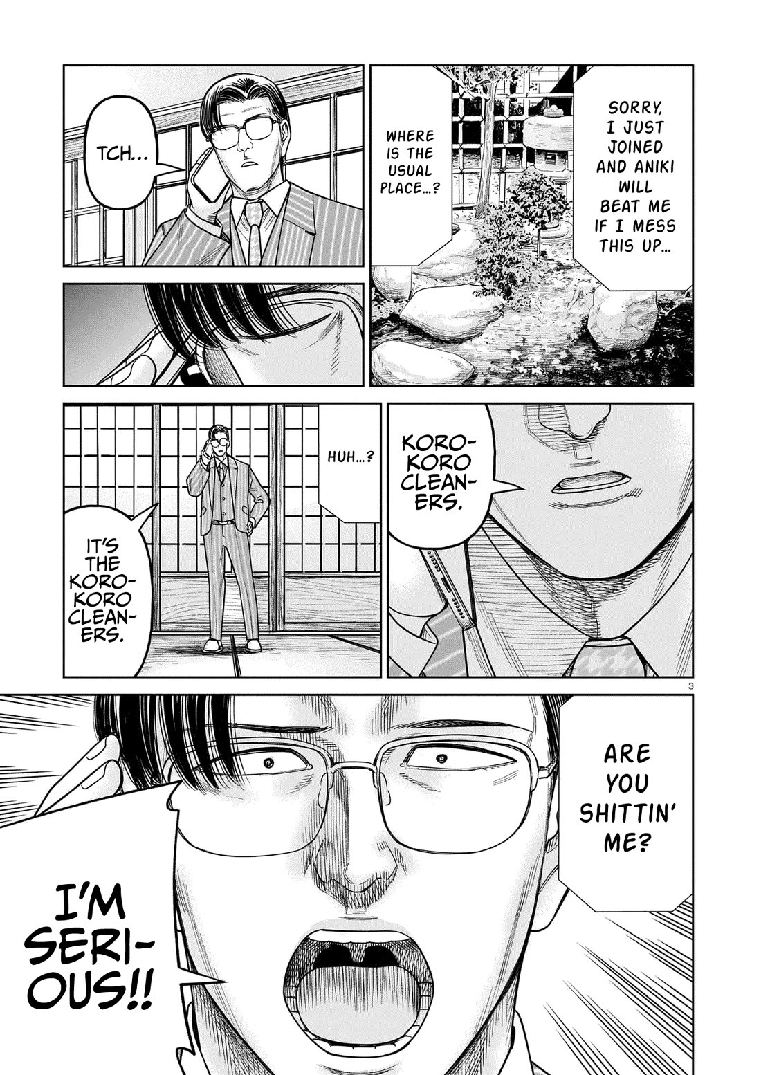 J<->M Chapter 20 page 3 - Chapter 20: It's The Korokoro Cleaners!