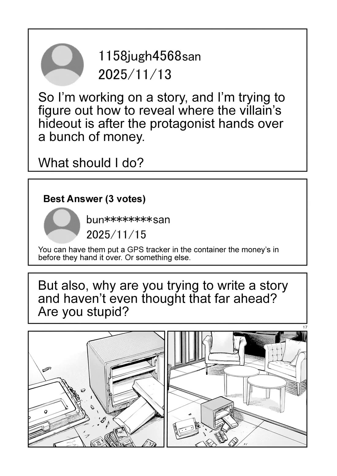 J<->M Chapter 25 page 17 - Chapter 25: You're The Only Family I Have