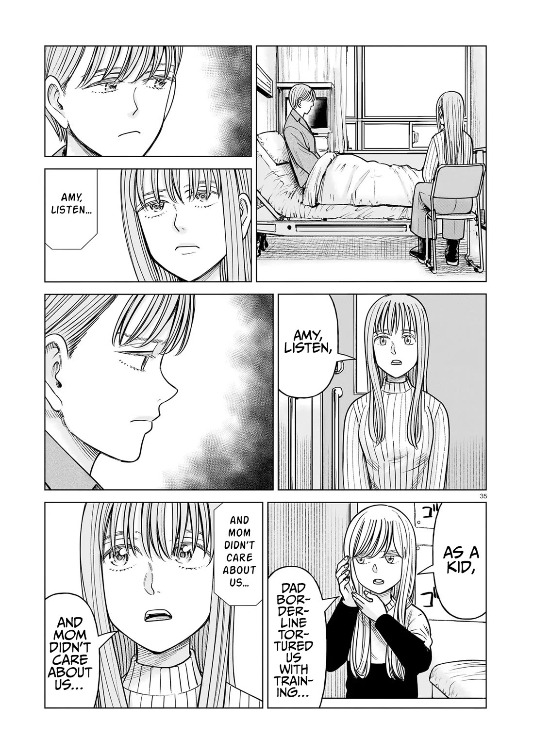 J<->M Chapter 25 page 35 - Chapter 25: You're The Only Family I Have