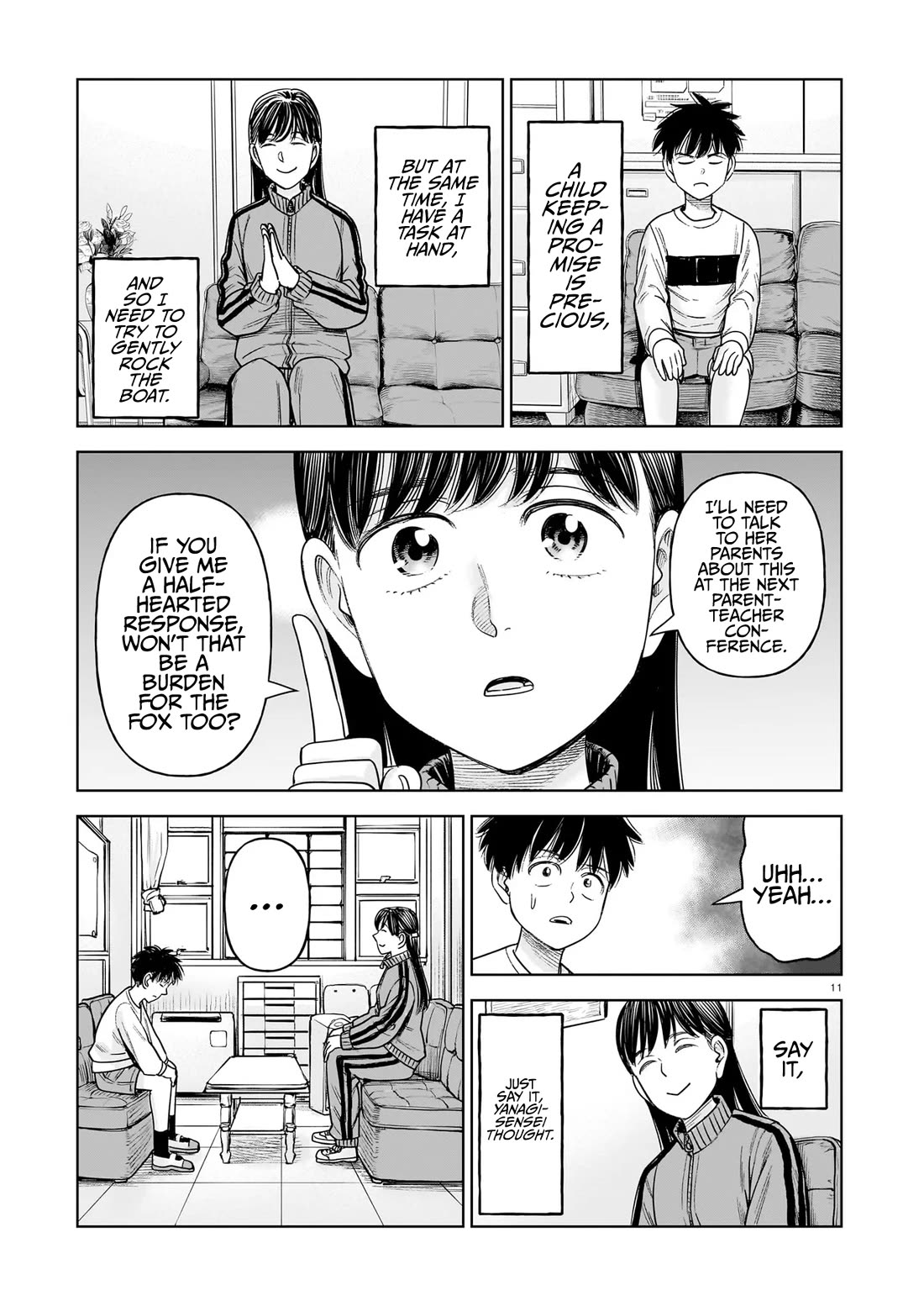 J<->M Chapter 26 page 11 - Chapter 26: Yanagi-Sensei Noticed This Strangeness