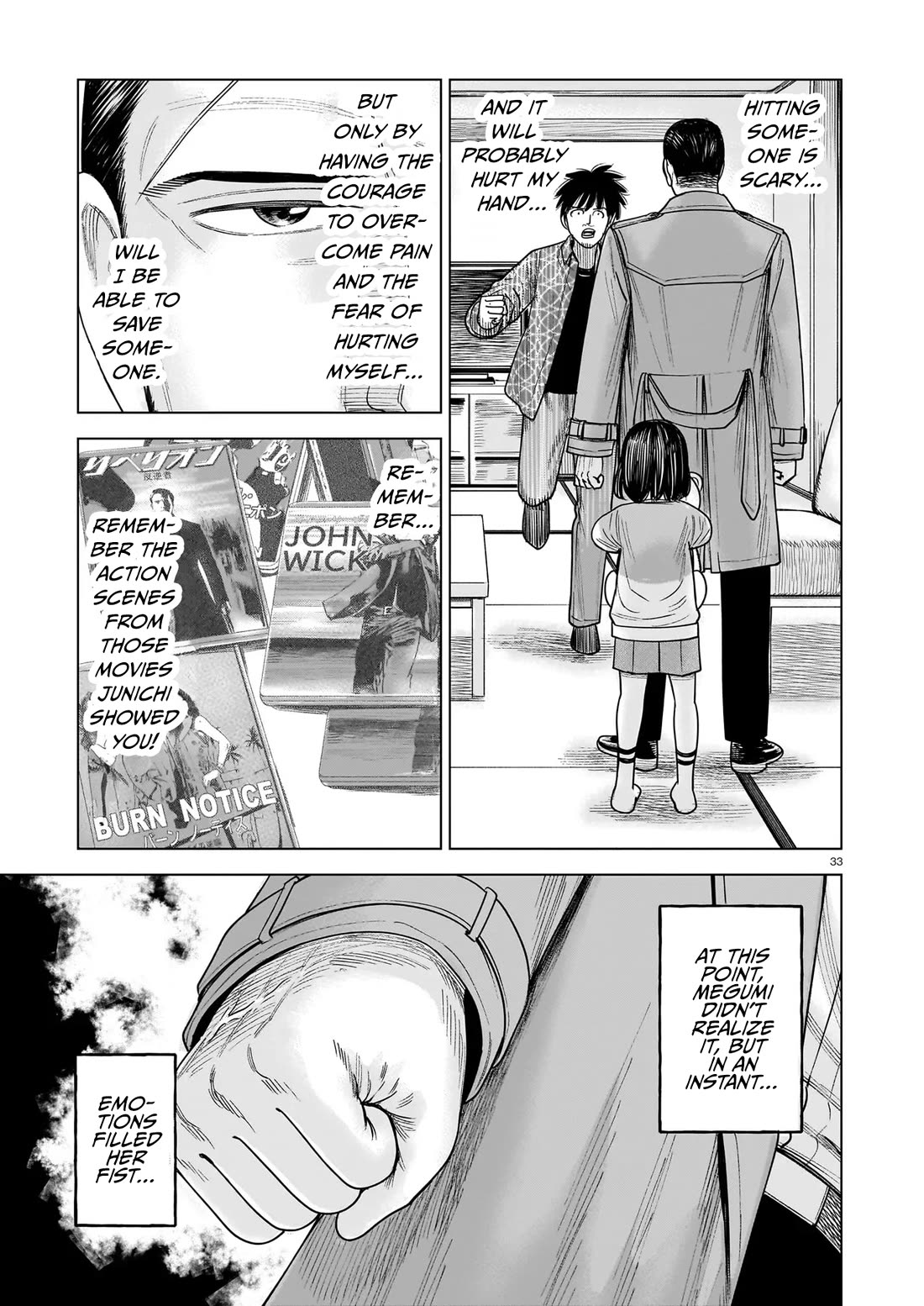 J<->M Chapter 32 page 33 - Chapter 32: You’re The Hitman Of Justice