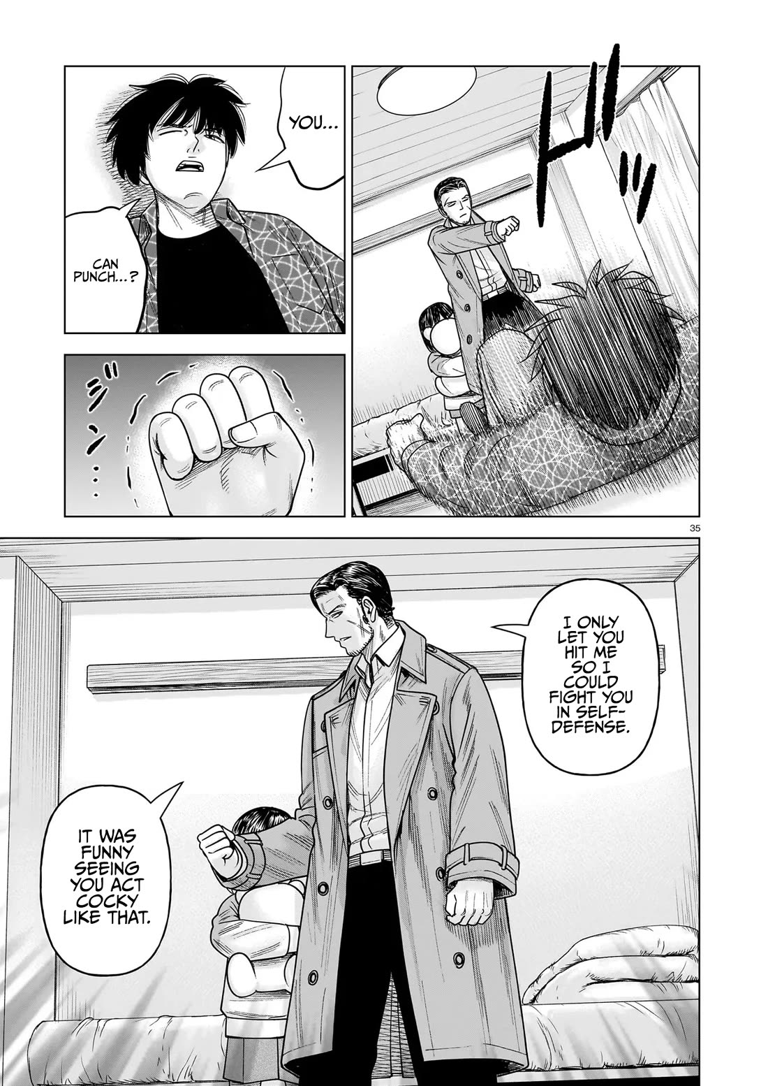 J<->M Chapter 32 page 35 - Chapter 32: You’re The Hitman Of Justice
