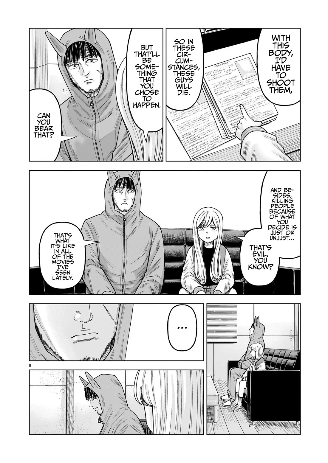 J<->M Chapter 32 page 6 - Chapter 32: You’re The Hitman Of Justice