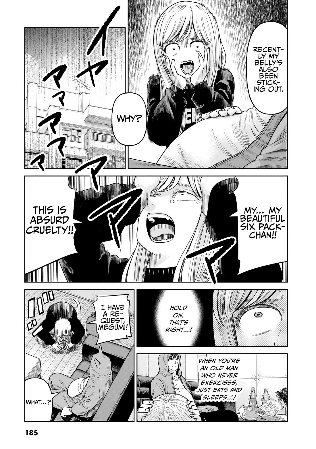 J<->M Chapter 4.5 page 5 - Chapter 4.5: My Six Pack-Chan