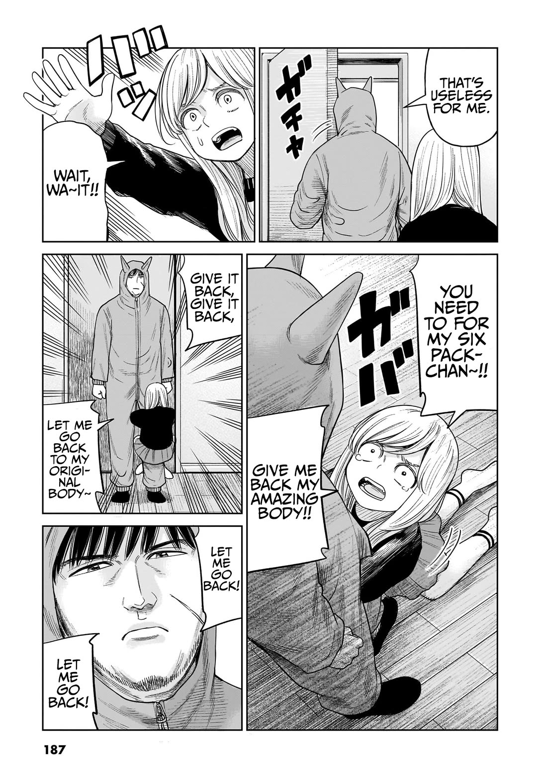 J<->M Chapter 4.5 page 7 - Chapter 4.5: My Six Pack-Chan