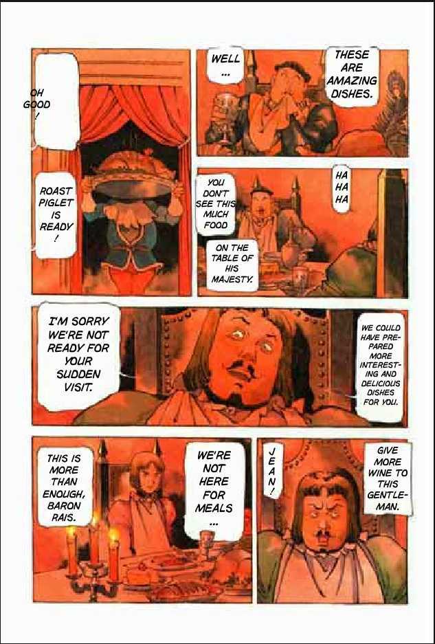 Joan Chapter 2.1 page 100 - Vol.2 Chapter 1 : 1 Pont \ 2 Chateau de Gilles \ 3 Satan \ 4 Seraphim