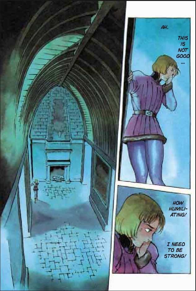 Joan Chapter 2.1 page 104 - Vol.2 Chapter 1 : 1 Pont \ 2 Chateau de Gilles \ 3 Satan \ 4 Seraphim