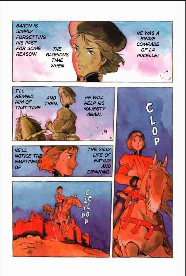Joan Chapter 2.1 page 117 - Vol.2 Chapter 1 : 1 Pont \ 2 Chateau de Gilles \ 3 Satan \ 4 Seraphim