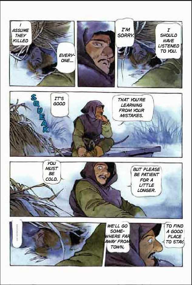 Joan Chapter 2.1 page 12 - Vol.2 Chapter 1 : 1 Pont \ 2 Chateau de Gilles \ 3 Satan \ 4 Seraphim