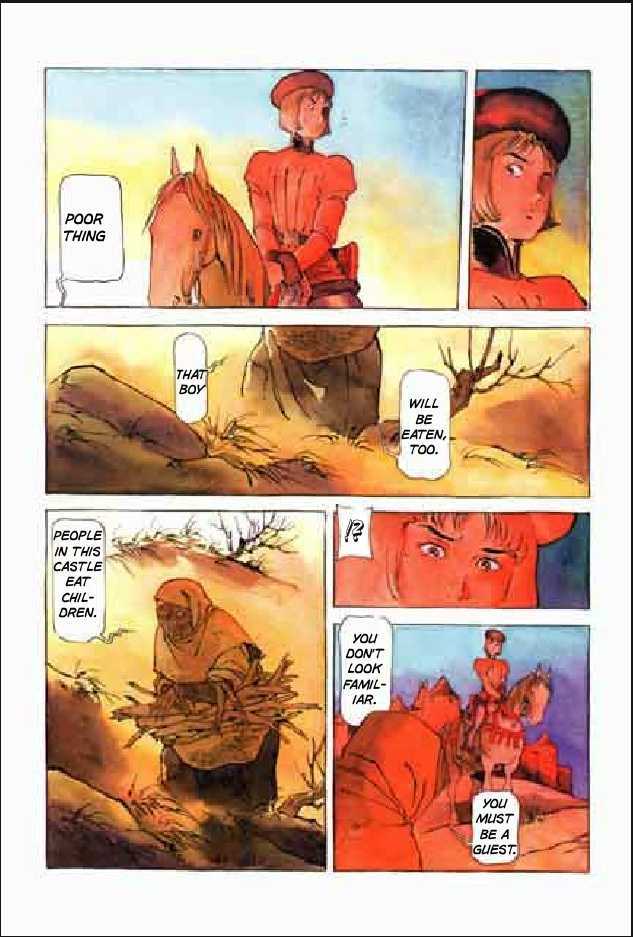 Joan Chapter 2.1 page 120 - Vol.2 Chapter 1 : 1 Pont \ 2 Chateau de Gilles \ 3 Satan \ 4 Seraphim
