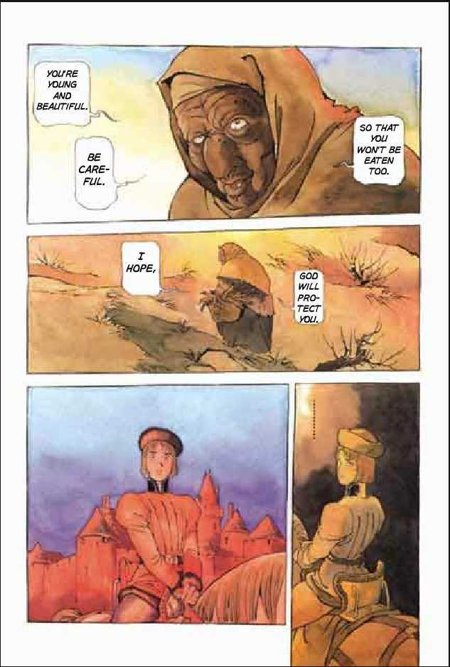 Joan Chapter 2.1 page 121 - Vol.2 Chapter 1 : 1 Pont \ 2 Chateau de Gilles \ 3 Satan \ 4 Seraphim