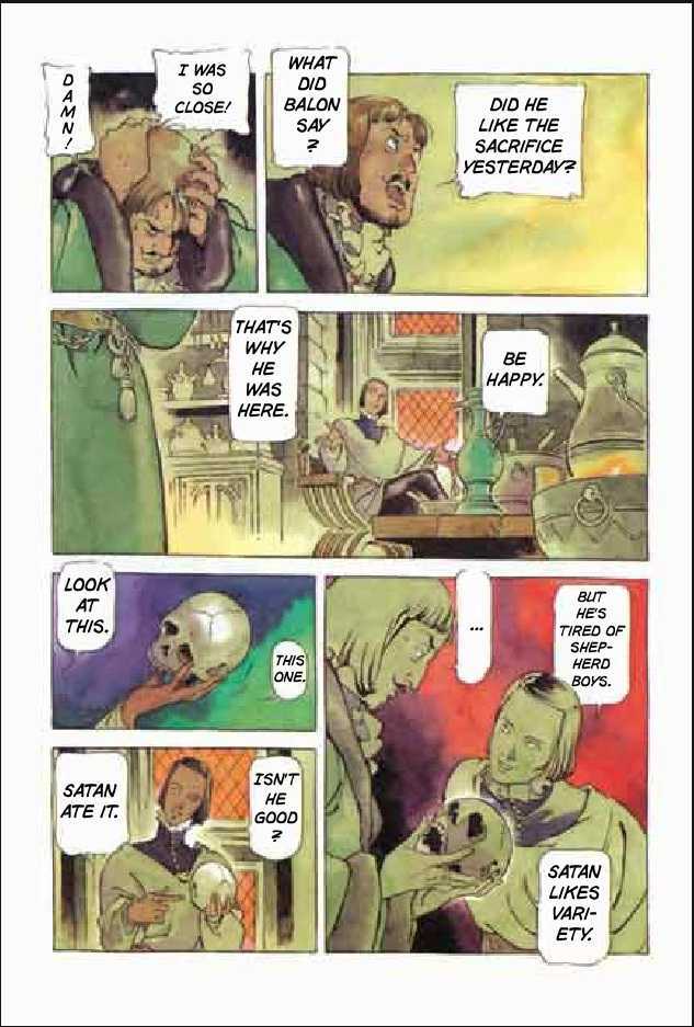 Joan Chapter 2.1 page 123 - Vol.2 Chapter 1 : 1 Pont \ 2 Chateau de Gilles \ 3 Satan \ 4 Seraphim