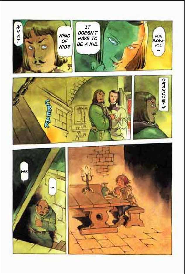 Joan Chapter 2.1 page 124 - Vol.2 Chapter 1 : 1 Pont \ 2 Chateau de Gilles \ 3 Satan \ 4 Seraphim