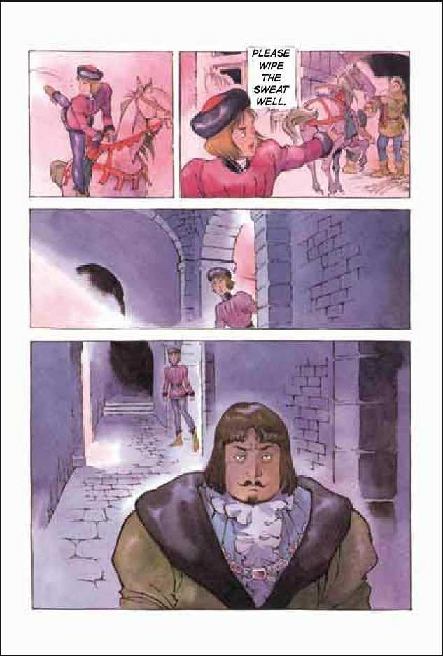 Joan Chapter 2.1 page 130 - Vol.2 Chapter 1 : 1 Pont \ 2 Chateau de Gilles \ 3 Satan \ 4 Seraphim