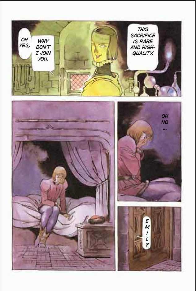 Joan Chapter 2.1 page 147 - Vol.2 Chapter 1 : 1 Pont \ 2 Chateau de Gilles \ 3 Satan \ 4 Seraphim