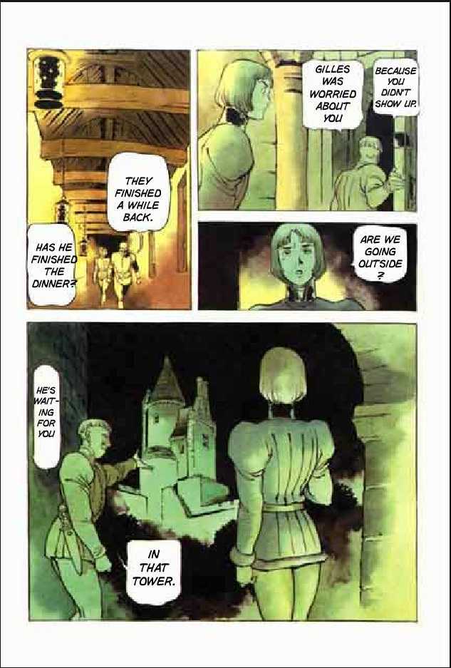 Joan Chapter 2.1 page 152 - Vol.2 Chapter 1 : 1 Pont \ 2 Chateau de Gilles \ 3 Satan \ 4 Seraphim