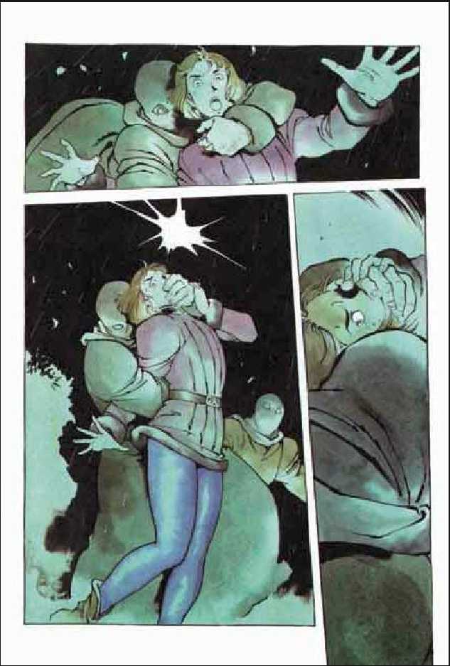 Joan Chapter 2.1 page 154 - Vol.2 Chapter 1 : 1 Pont \ 2 Chateau de Gilles \ 3 Satan \ 4 Seraphim