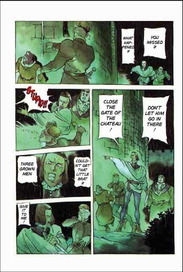 Joan Chapter 2.1 page 158 - Vol.2 Chapter 1 : 1 Pont \ 2 Chateau de Gilles \ 3 Satan \ 4 Seraphim