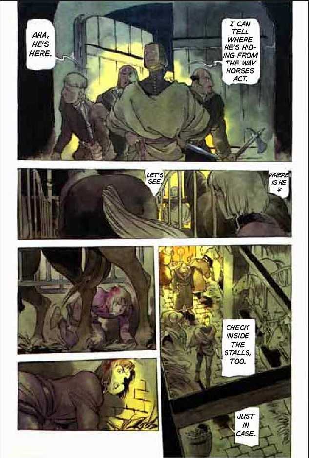 Joan Chapter 2.1 page 161 - Vol.2 Chapter 1 : 1 Pont \ 2 Chateau de Gilles \ 3 Satan \ 4 Seraphim